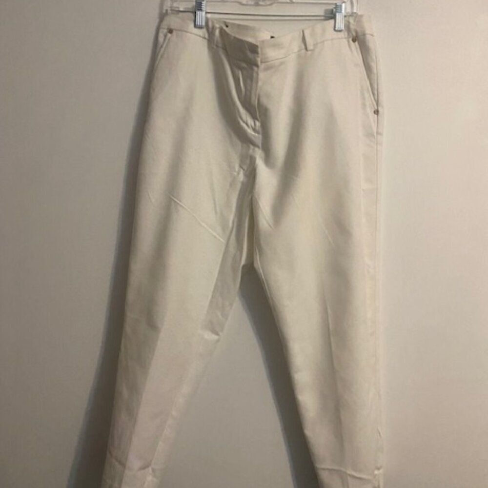 Jones New York Grace White ankle pants, size 14
